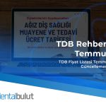 TDB Rehber Tarife 2023 - TDB Fiyat Listesi 2023