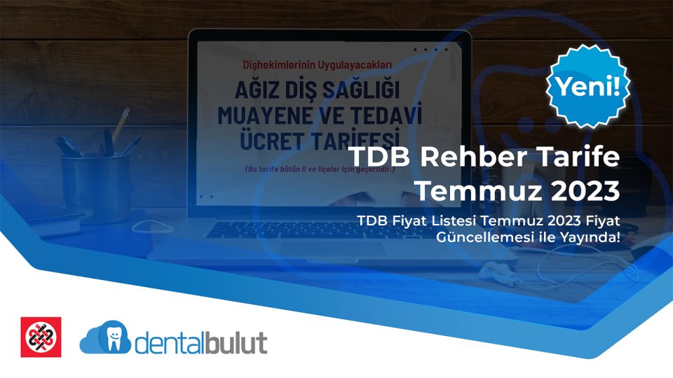 TDB Rehber Tarife Temmuz 2023 – Güncel %10 KDV TDB Fiyat Listesi